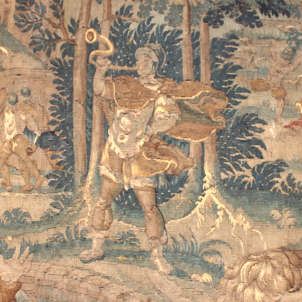 Tapisserie illustrant les conditions d'utilisation